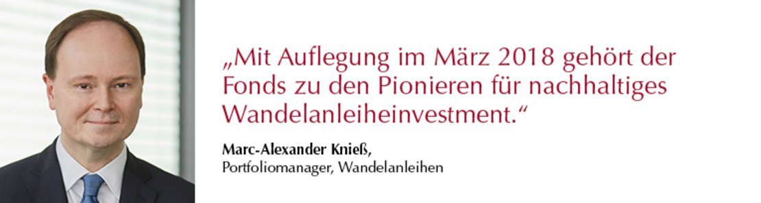 Zitat Marc-Alexander Knieß, Portfolio Manager Wandelanleihen