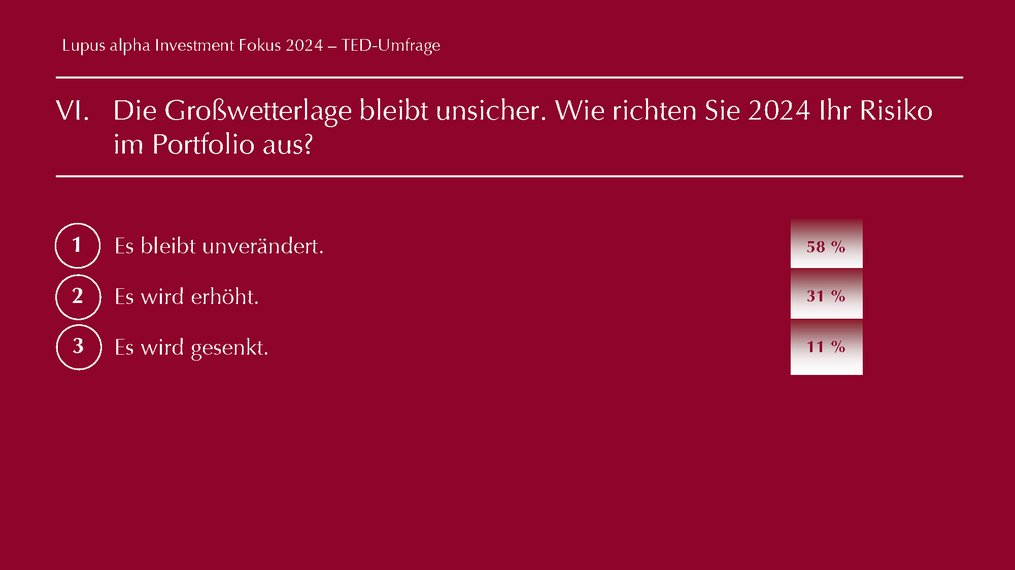 TED Results -Lupus alpha Investment Fokus 2024 Abbild