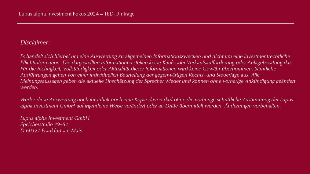 TED Results - Lupus alpha Investment Fokus 2024 Seite 13 Abbildung